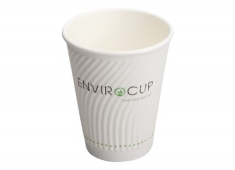 Envirocup Swirl Wall 8oz 280ml Paper Cup Pk/25